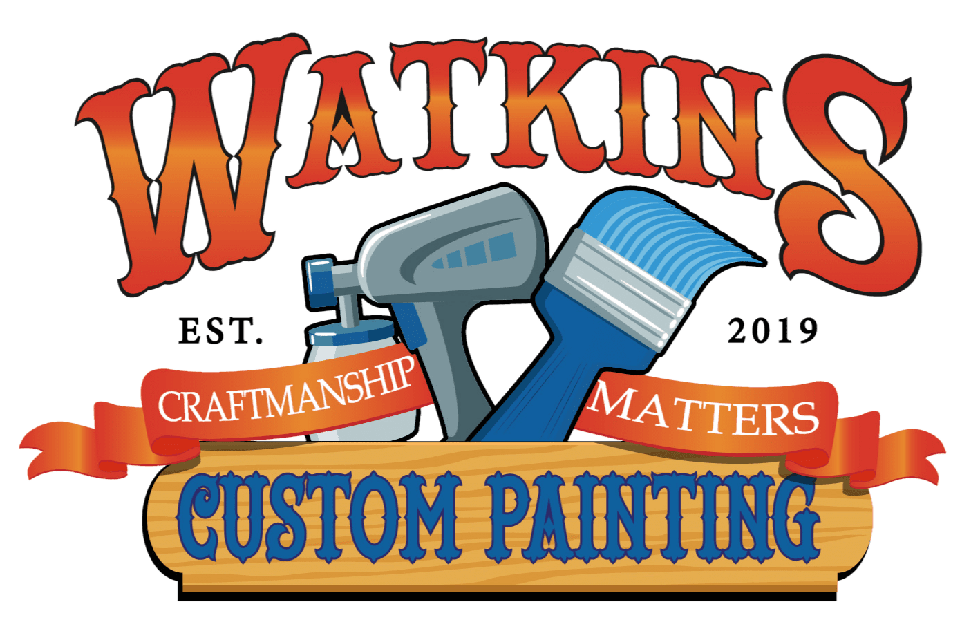Watkins Custom Painting LLC Logo